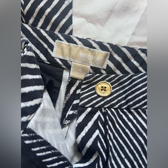 Michael Michael Kors pants sz. 4 navy and white - Picture 4 of 7